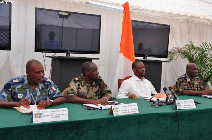 Point de situation du 29 mars 2011 à Abidjan, à L’Ouest,  au Centre et à l’Est